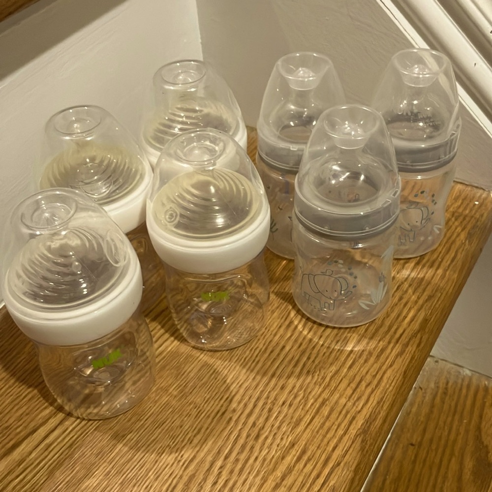 Nuk baby bottle bundled (7 total)